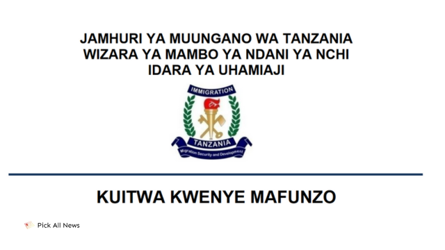 Kuitwa kwenye Mafunzo Uhamiaji Immigration Call for Training 2024 Check Out