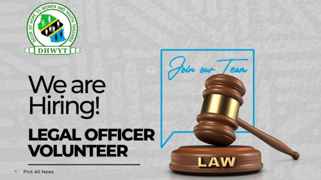 Legal Officer Volunteer Job Opportunity at Door of Hope Tanzania