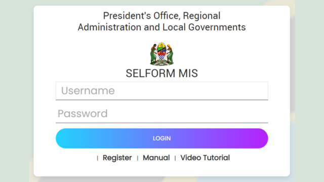 Recent Student Selform Tamisemi selform.tamisemi.go.tz self form ‘Steps’ to start