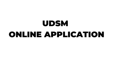 UDSM Online Application for 2024/2025 Academic Entry