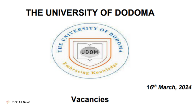 Various Job Opportunities at UDOM