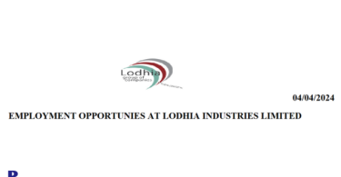 2 Vacancies Open at Lodhia Industries Ltd