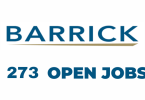 273 Vacancies Open at Barrick