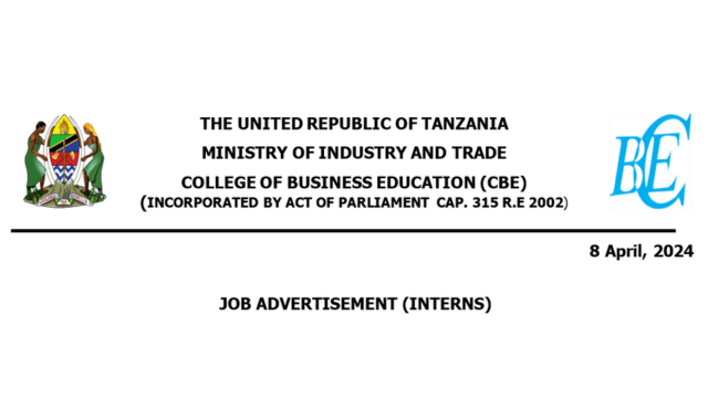 College of Business Education CBE Hiring Internship Opportunities (2)