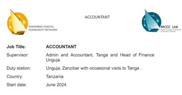 Mwambao Coastal Community Network Hiring Accountant