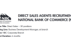 NBC Bank Tanzania Hiring 50 Direct Sales Agents