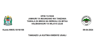 Walioitwa kwenye Usaili PSRS New Ilenje District Council Call for Interview PDF Check Out