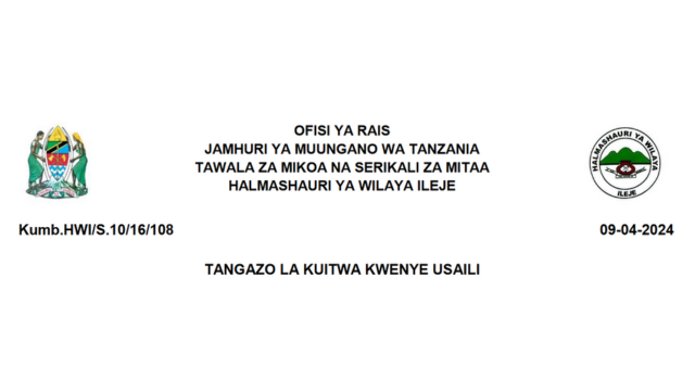 Walioitwa kwenye Usaili PSRS New Ilenje District Council Call for Interview PDF Check Out