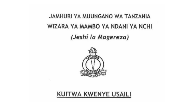 Walioitwa kwenye usaili Magereza 2024 New Jeshi la Magereza Call for Interview PDF Check Out