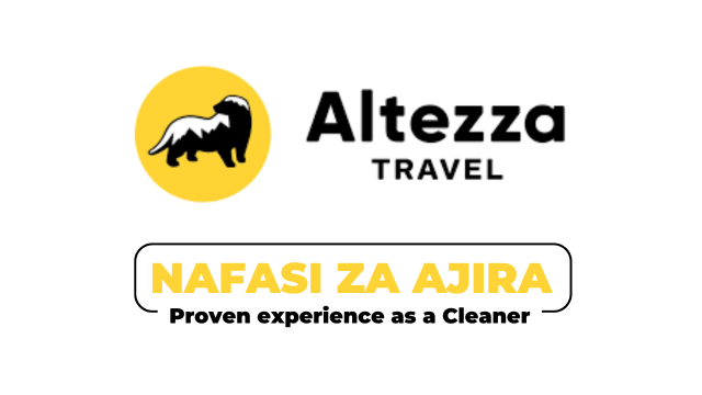 Altezza Travelling Tanzania Hiring Housekeeper