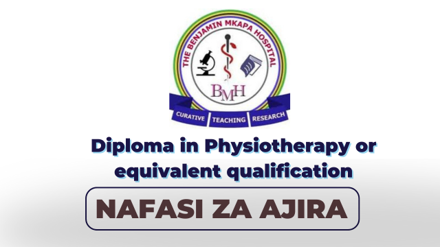 Benjamin Mkapa Hospital Hiring physiotherapist