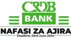 CRDB Bank PLC Tanzania Hiring Manager; ESG/Sustainability Strategy