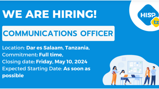 HISP Tanzania Hiring Communications Officer