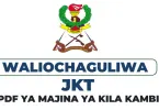 Majina ya Waliochaguliwa JKT 2024 Selection Camps Tanzania releases Form six 2024-25 PDF