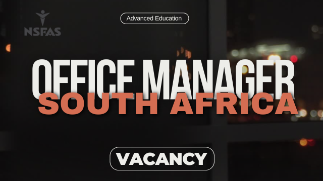 NSFAS Hiring Office Manager