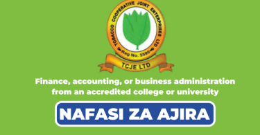 Tobacco Cooperative Joint Enterprises Tanzania Hiring Internal Auditor