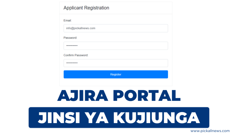 Ajira Portal Login and How to Apply for Jobs How to Register Ajira Portal Account