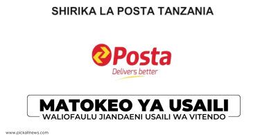 Matokeo ya Usaili wa Kuandika Posta Tanzania TPC Interview Results