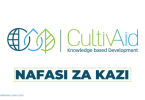 CultivAid Tanzania Hiring Grape Project Manager