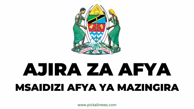 Nafasi za Msaidizi Afya Ya Mazingira Utumishi(PSRS) 2024