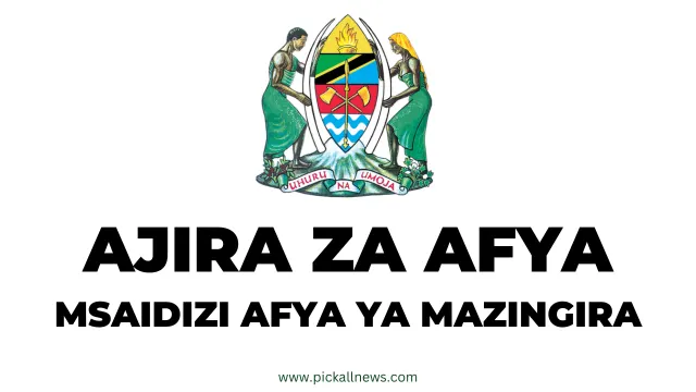 Nafasi za Msaidizi Afya Ya Mazingira Utumishi(PSRS) 2024